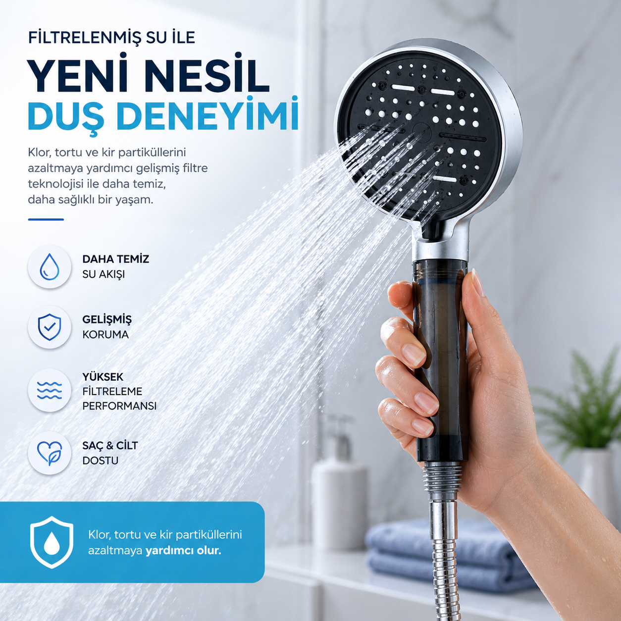 6 Fonksiyonlu Duş Başlığı