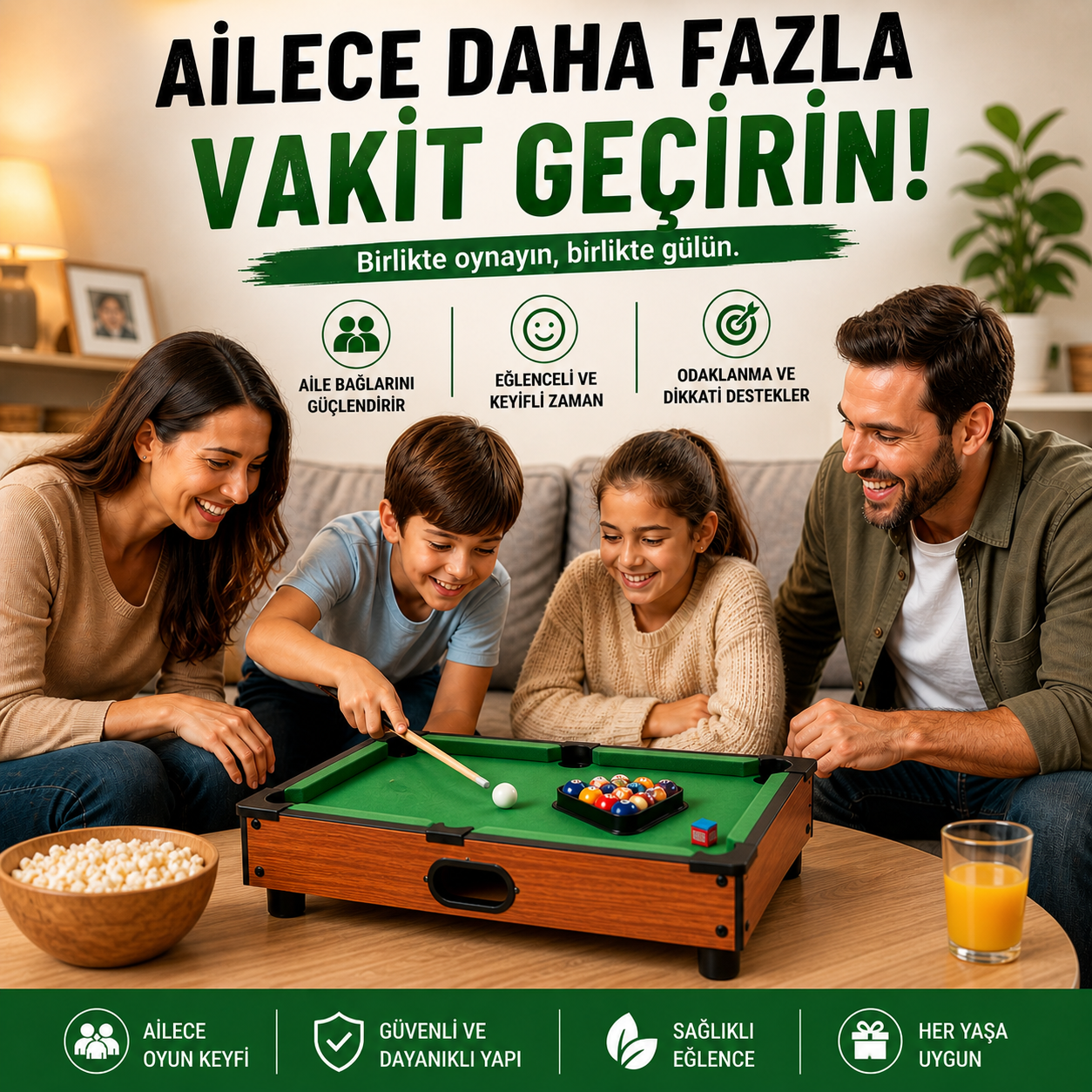 Mini Bilardo Oyun Seti